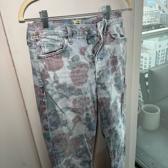 Citizens of Humanity Olivia Floral Skinny Jeans - Picture 5 of 10